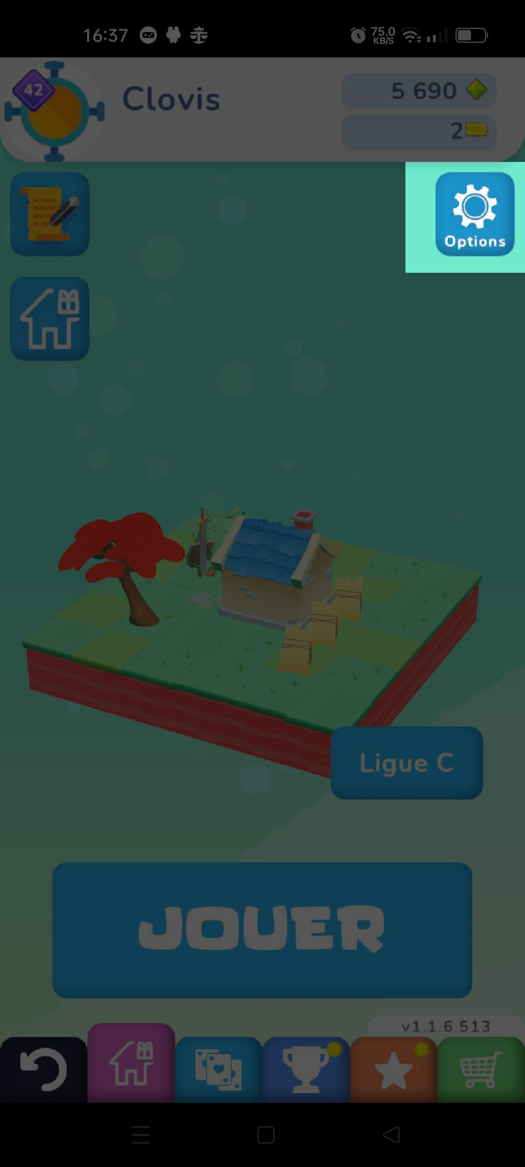OptionsScreen